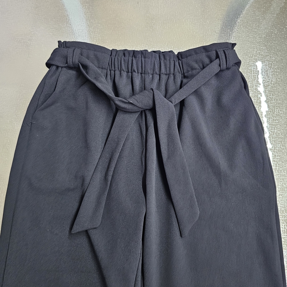 Customize Woman's Paperbag Waist Pants S | Chic Minimalist Softgirl Trousers - Picture 4 of 10